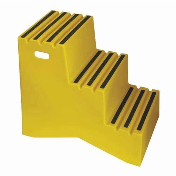Dpi Step Stand,3 Steps,Polyethylene,Yellow ST327-14