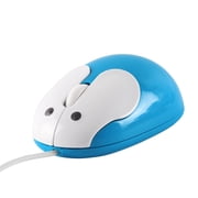 Dpisuuk Wired Mouse, Cute Rabbit Shaped Computer Mouse, Optical USB Corded Mouse, Kids Mouse for Laptop PC Desktop Computer Blue