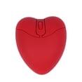 thumbnail image 1 of Dpisuuk Wireless Bluetooth Mouse Cute Heart Shape Mouse 2.4GHz & Bluetooth Dual Mode Optical Computer Mice with USB Receiver Portable Travel Cordless Mouse for Laptop PC Desktop Gift(Red), 1 of 9