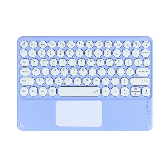 Dpisuuk Wireless Keyboard with Touchpad, 10inch Bluetooth Magnetic Keyboard, Ultra-Slim Ergonomic Rechargeable Wireless Keyboard for Laptop Tablet Computer