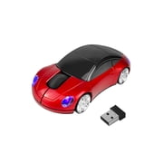 Dpisuuk Wireless Mouse, 2.4G 1600DPI Optical Computer Mouse with USB Reciver, Cool Car Mouse for Laptop PC Computer Tablet