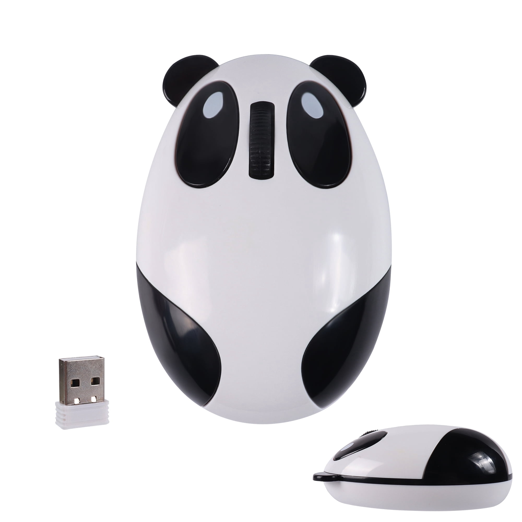 Dpisuuk Wireless Mouse Cute Cartoon Animal Panda Shape Computer Mice ...