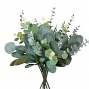 Dpityserensio 18pcs Simulated Bouquet Of Plants Simulated Leaves Mixed Bouquet Arrangement Party/wedding/living Room/lobby Decorations Fall Decor Xmas Gifts