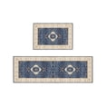 thumbnail image 1 of Dpityserensio 2-Piece Ethnic Kitchen Rug Set Machine Washable Non-Slip Bathroom Floor Mat Home Fall Decor, 1 of 6