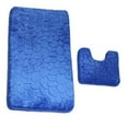 thumbnail image 1 of Dpityserensio 2PC Bathroom Rug Sets Toilet Rugs U-Shaped Enlarge Thicken Bath Mat Set with PVC Non-Slip Rubber Backing Microfiber Rug for Bathroom Decoration, 1 of 3