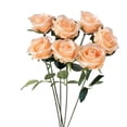 thumbnail image 1 of Dpityserensio 7Pcs Artificial Rose Flowers, Realistic Silk Rose Stems for Wedding Arch Backdrop, Faux Flower Bouquet for Living Room Table Centerpiece Party Decor, 1 of 6