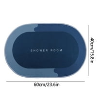 Dpityserensio 2PC Bathroom Rugs Absorbent Soft Memory Foam Mat Bath Bathroom Bedroom Floor Shower Rug