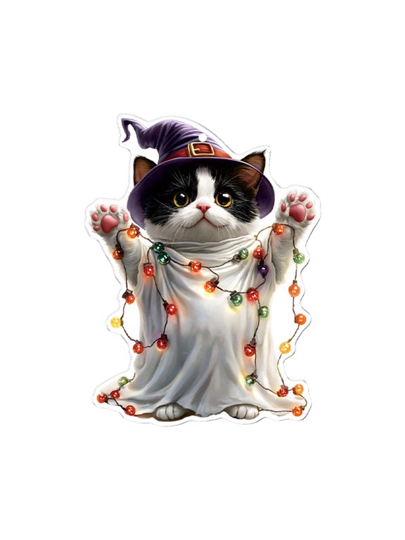Acrylic Cat Keychain Pendant Car Mirror Backpack Zipper Charm Cute Animal Decor Dress Up Decoration Fall Decor