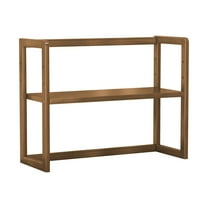 Dpityserensio Adjustable Desktop Shelf Double Layer Household Storage Desk Bookshelf Office Countertop Supplies Storage Display Shelf