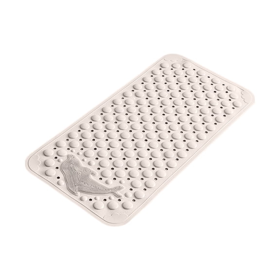 Dpityserensio Bathtub Mat Bathroom Mat Shower Mat Rubber Backing Non-slip Massage Or Scrub Feet Bathroom Floor Mat Home Decor