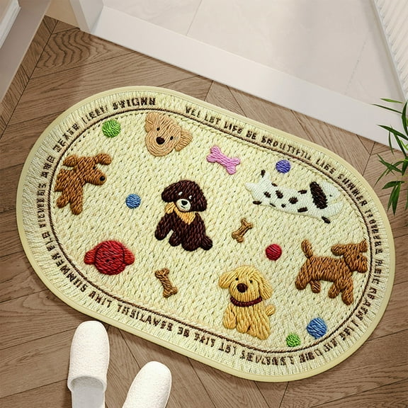 Dpityserensio Carpet Bathroom Non Slipping Mat Absorbent Floor Mat Entrance Mat Non Slipping Foot Mat Bedroom Carpet Fall Xmas Gifts