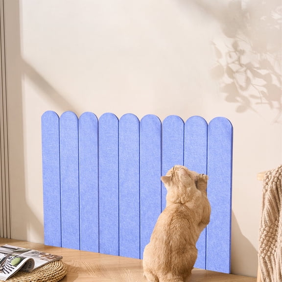 Dpityserensio Cats Scratching Board Wall Mounted Matted Wool Cats Scratch Pad Climbing Panels Durables Scratch-Proof Furniture Wall Sofa Protection
