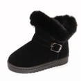 thumbnail image 1 of Dpityserensio Children's Winter Snow Boots Thick And Warm Yellow Boots Soft Leather Children's Boots Warm Shoes Boots, 1 of 6