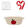 thumbnail image 1 of Dpityserensio Christmas Woven Storage Basket, Handmade Organizer for Snacks Toys, Gift Basket, 1 of 7