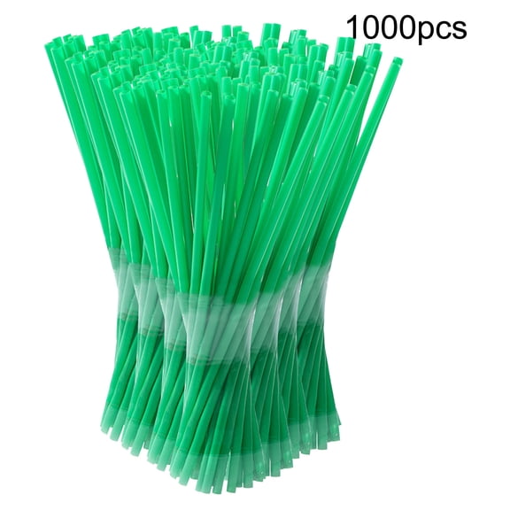 Dpityserensio Disposable Plastic Straight Straws 1000pcs Bulk Clear Drinking Straws for Juice Party Supplies Home Use