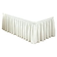 thumbnail image 1 of Dpityserensio Dorm Bed Skirt Twin XL 25 Inch Drop, Wrap Around Elastic Dust Ruffle for College Beds, 1 of 6