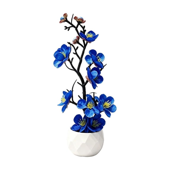 Dpityserensio Fall Decor Artificial Potted Silk Flower Tabletop Decor For Tea Room Living Room