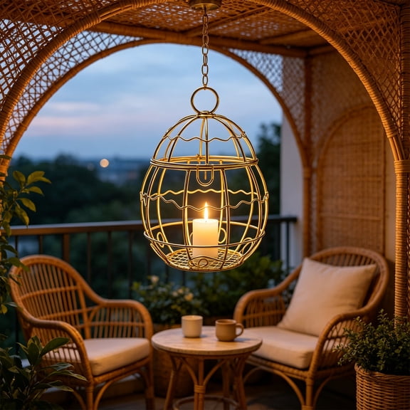 Dpityserensio Fall Decor Hanging Birdcage Candle Holders Wrought Iron Hollow Tealights Lanterns Vintage Candle Lanterns With Hook For Indoor Outdoor Table Wedding Party Home Decor