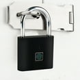 thumbnail image 1 of Dpityserensio Fingerprint Padlock,Smart Keyless Lock,Locker Lock,Biometric Metal Keyless Thumbprint Lock,Waterproof,USB Rechargeable,for Locker,Backpack,Suitcase, 1 of 7