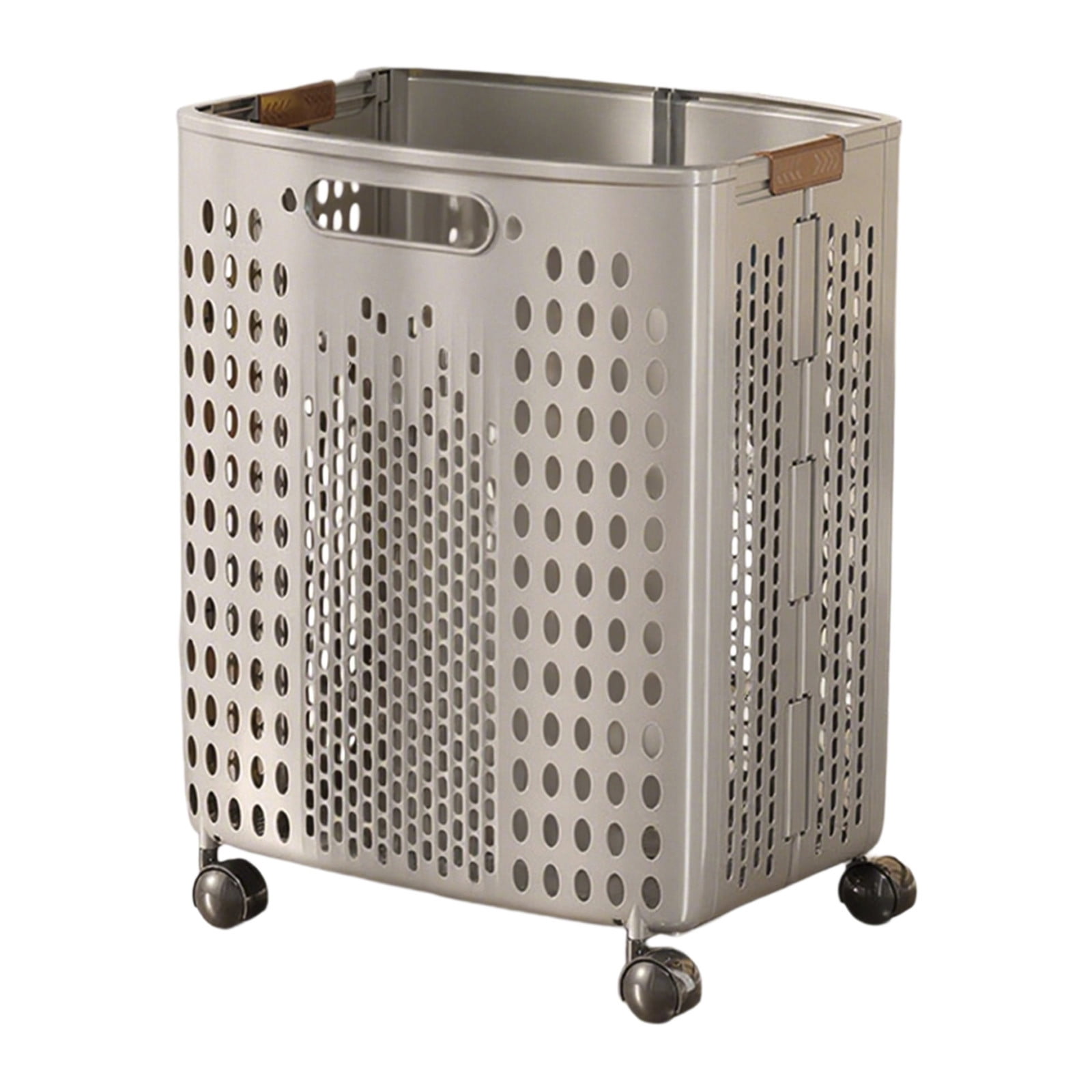 Dpityserensio Foldable Laundry Baskets Multi Functional Portable Dirty Clothes Hamper with Wheels Organization Toy Storage Basket with Handle Xmas