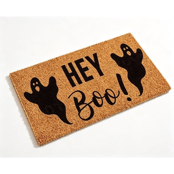 Dpityserensio Halloween Faux Coir Style Doormat 24x35Inch, Non-Slip Halloween Welcome Mat Fall Outdoor Entryway Decor for Front Porch