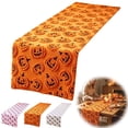 thumbnail image 1 of Dpityserensio Halloween Table Runner 13x72 Inch, Ghost Pumpkin Decoration for Dining Table Kitchen Party, Polyester Fall Harvest Home Decor, 1 of 9