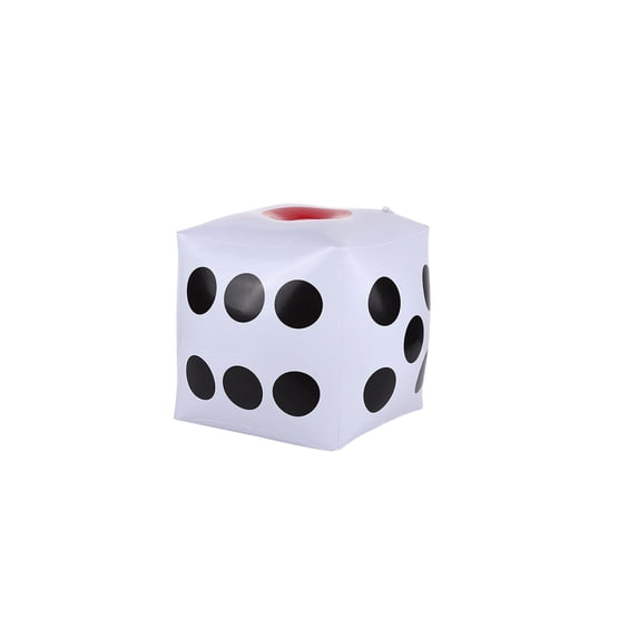 Dpityserensio Inflatable Giant Dice PVC Giant Number Cube for Outdoor Games 11.8in Fun Interactive Prop for Birthday Pool Beach Activities