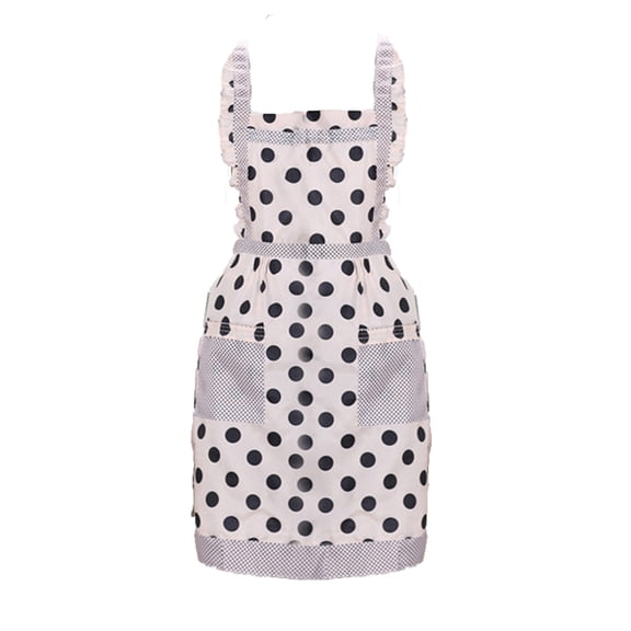Dpityserensio Kitchen Cooking Apron with Adjustable Straps Soft Chef Apron with 2 Pockets for Men and Women