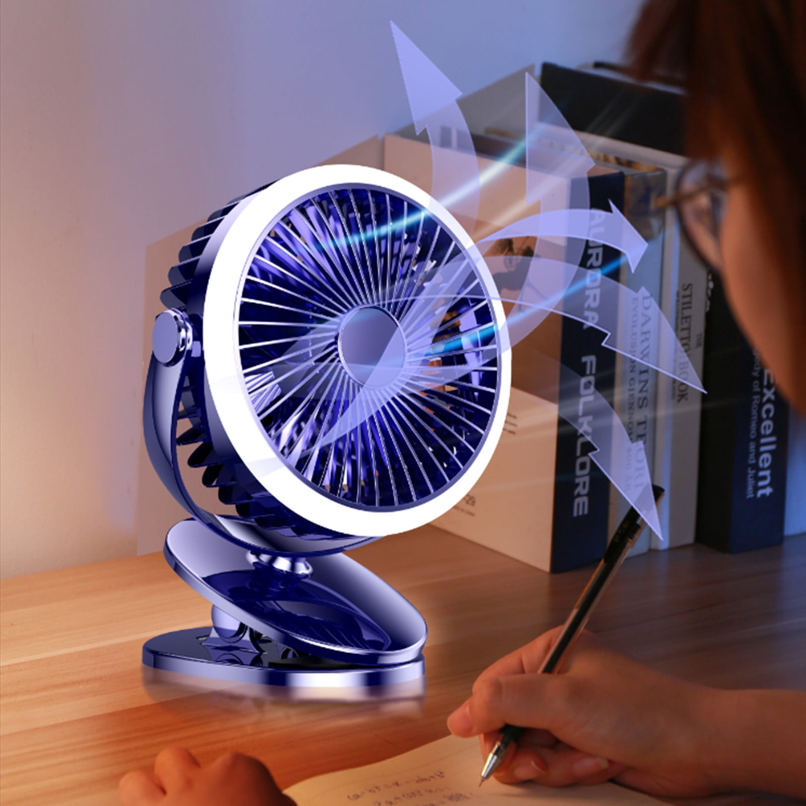rechargeable tent fan