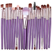 Dpityserensio Makeup Brush Set 20PCs Tools Make-up Toiletry Kit Eye Shadows Blush Makeup Brushes Clearance Under$10