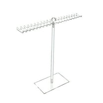 Dpityserensio Necklace Organizer Clear Necklace Stand Jewelry Organizer Display Tree Hanger Rack with Hooks for Necklaces Chain Pendant Bracelets Ring Fall Xmas Gifts