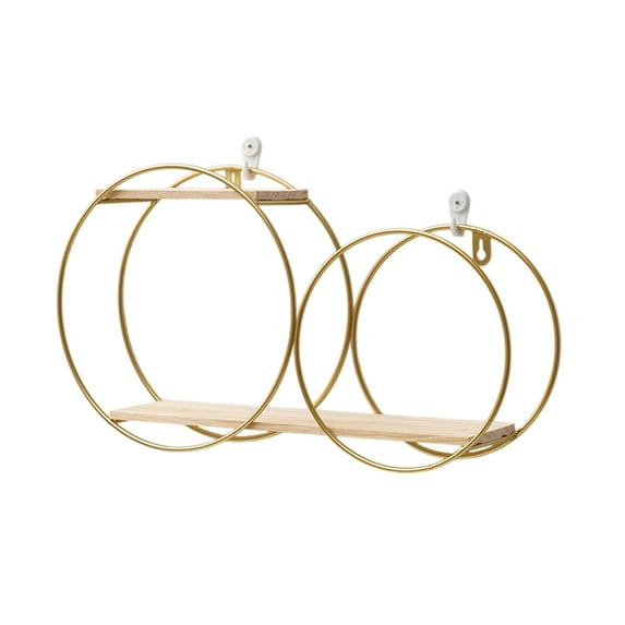Dpityserensio No Punch Living Room Wall Hanging Wall Decoration Lights Luxuries Wall Hanging Sofa Background Wall Decoration Storage Shelf Xmas