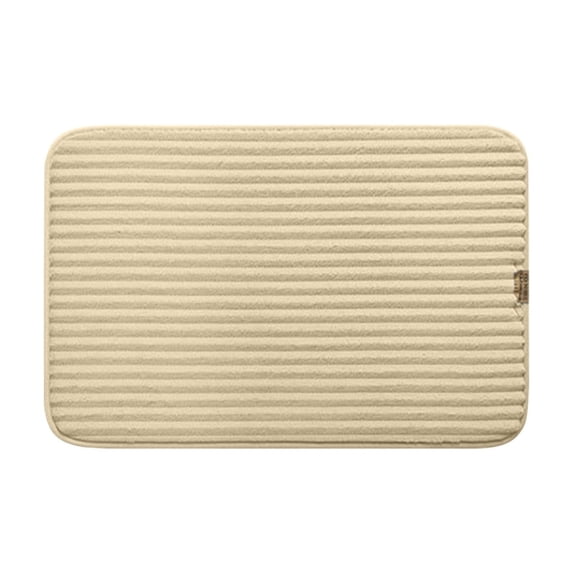 Dpityserensio Non-Slip Bath Mat, Absorbent Shower Rug 16x24in