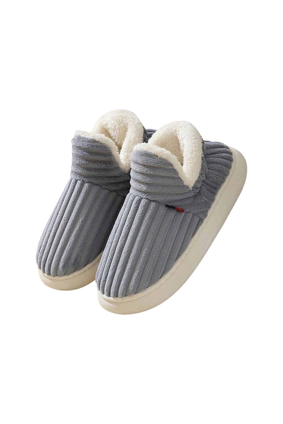 Non Slip Warm Cotton Shoes Men/Women Thickened Soles Indoor/Outdoor