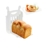 Dpityserensio Portable Removable Bread Bagel Slicers Perfect Bagel Cutter Every Toaster Kitchen Clearance Beige