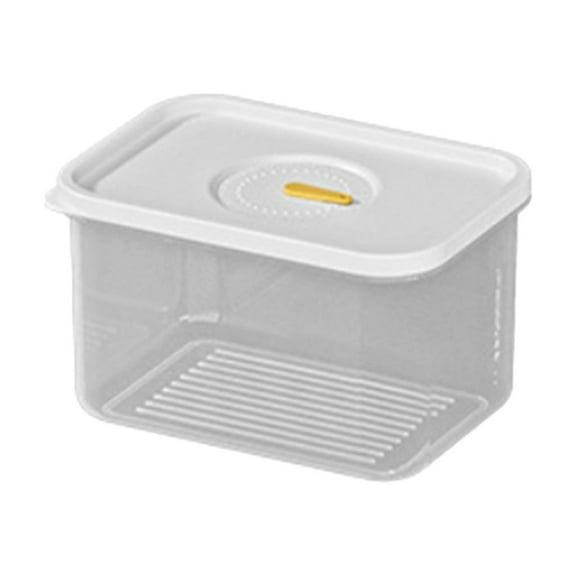 Dpityserensio Refrigerator Storage Box Food Grade Special Freezing Storage Box with Lid and Timing Sealed Refrigerator Preservation Box
