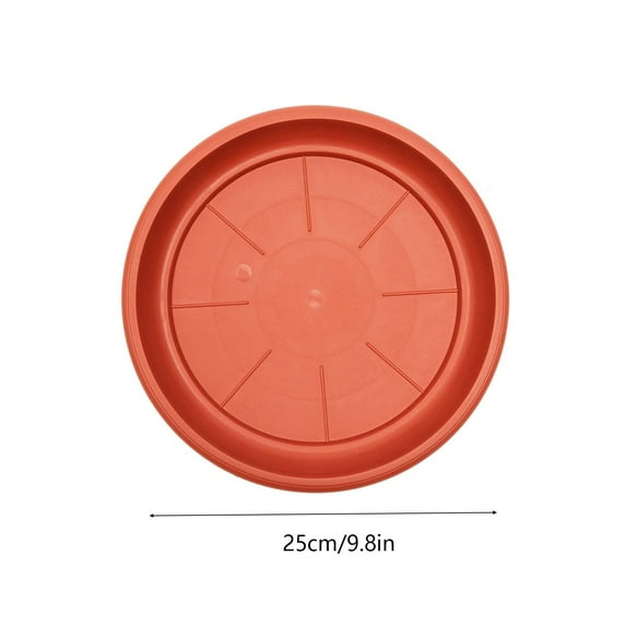 Dpityserensio Saucer Plastic Trays for Pots Heavy Duty Flower Pot Drip Trays Small Round Water Catcher Tray Trays Saucer for Indoo Fall Decor