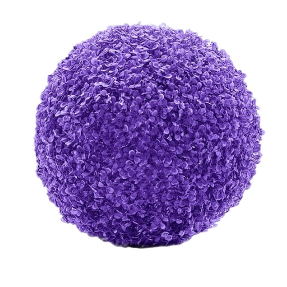 Dpityserensio Simulation Grass Ball Plants Artificial Decorative Flowers Plastic Greenery Eucalyptus Grass Balls Fall Decorations for Home 7.87in