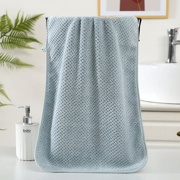 Dpityserensio Soft Bath Towel Thickened Towel Softer and Absorbent Towel for Children and Adults 14X30in Quick Dry Bathroom Towel