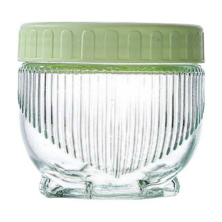 Dpityserensio Storage Organizer Stackable Glass Jars Wetproof Sealed Glass Storage Jar Kitchen Food Storage Jar Transparent Portioning with Lid Christmas