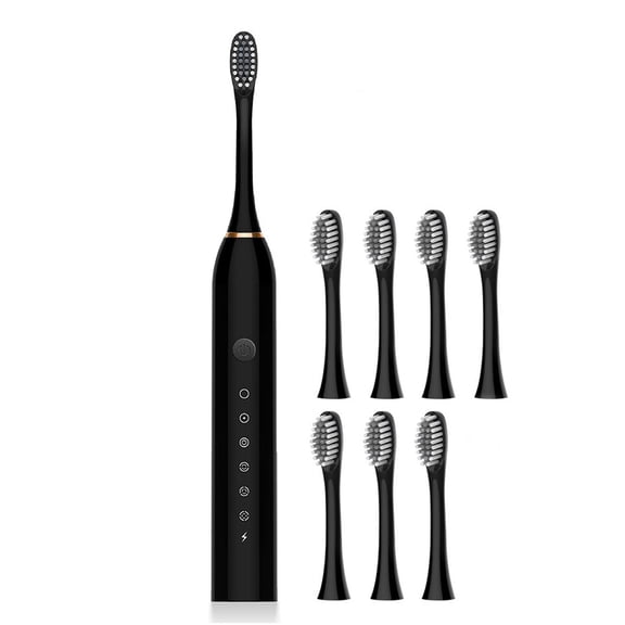 Dpityserensio Toothbrush Toothbrush with 8 Brush Heads Smart 6 Speed Timer Toothbrush IPX7 Newly Upgraded Toothbrush Longe Winter Xmas Gifts