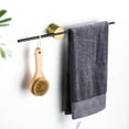 thumbnail image 1 of Dpityserensio Towel Rack Light Luxury Creative Brushed Gold Single Nordic Minimalist Bathroom Towel Bar 3 Towel Bar Wall-Mounted (Color : Black Seat Gold Pole,Siz, 1 of 6