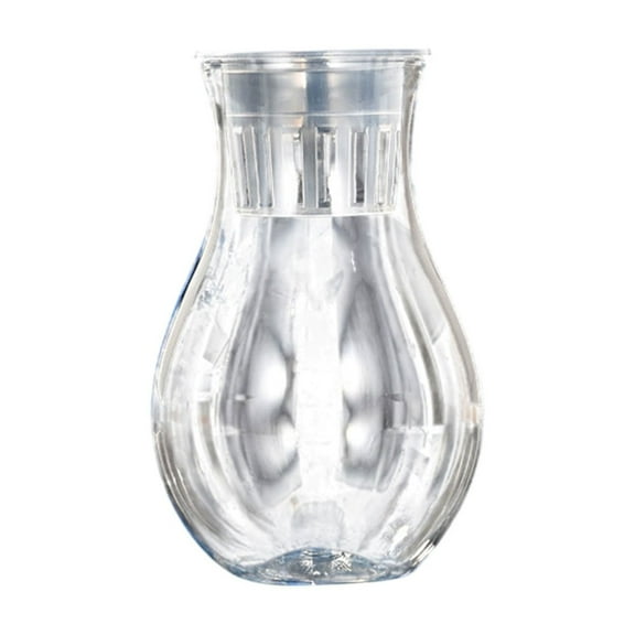 Dpityserensio Transparent Flower Pots Plastic Vase Floor Vase Living Room Home Small Bottle Ornaments Office Hydroponic Flower Arranger Fall Decor Christmas