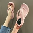 thumbnail image 1 of Dpityserensio Women's Orthopedic Comfort Soft Sole Flip Flop Sandals Sandals for Women Pink 35-36(35-36), 1 of 4