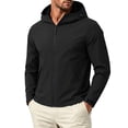thumbnail image 1 of Dpjklzsn Men's Hooded Windbreaker Jacket, Lightweight Zip Front Outdoor Coat for Hiking and Travel, 1 of 9