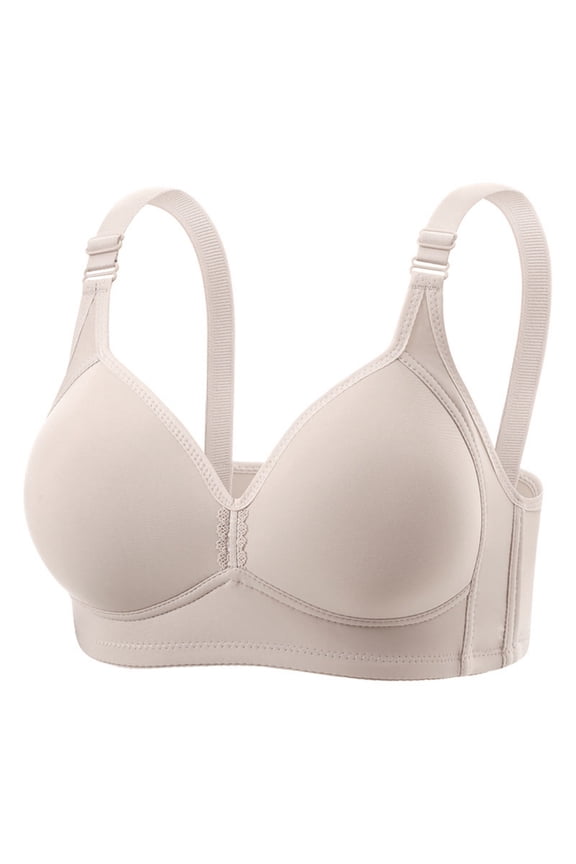 Women's Plus Size Wireless Smooth Support Bra, Full Coverage, Lift-and-Shape, Lightweight Cups