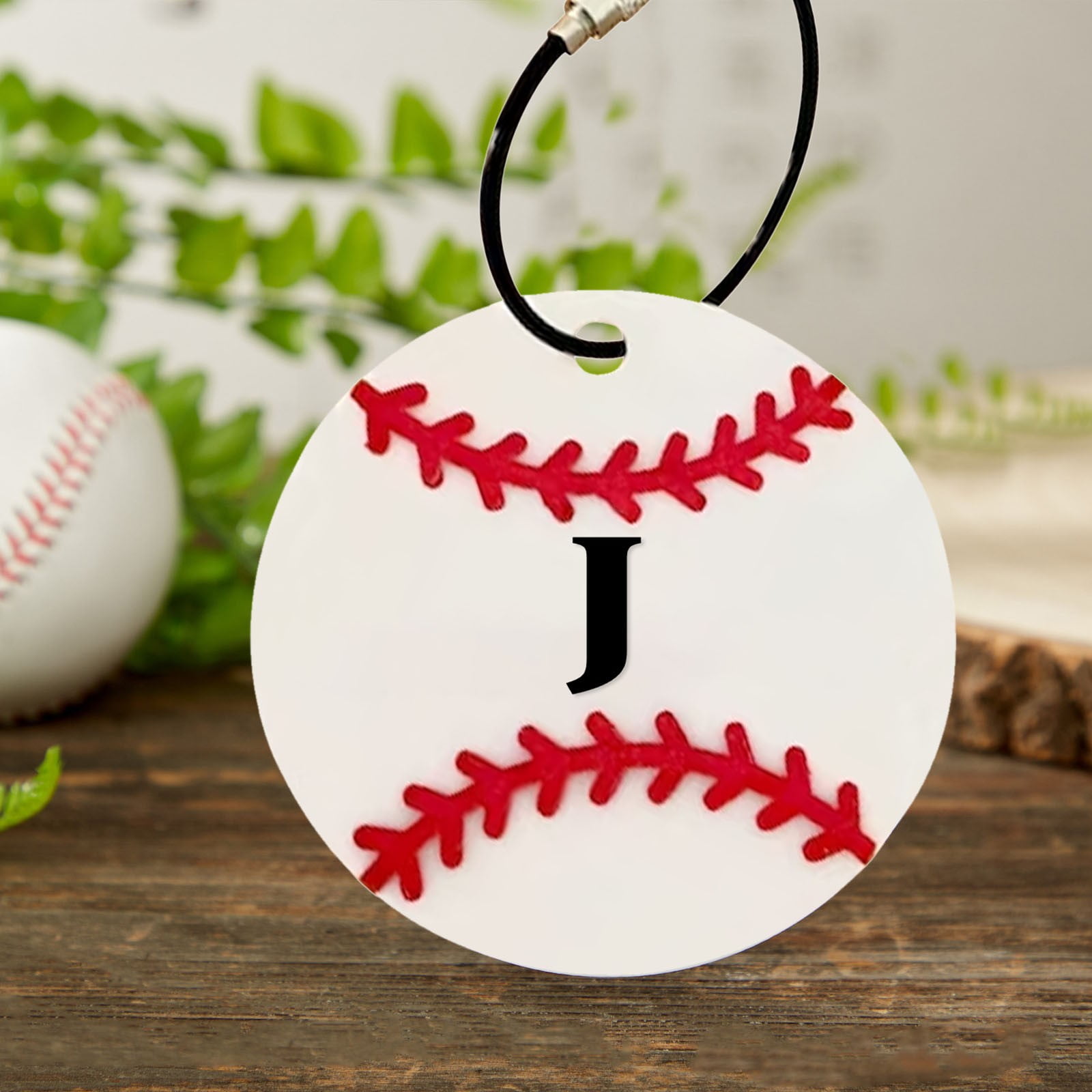 Dpkshia Hangs,26 Letters Funny Hanging Pendant Baseball Bat Bag Sports