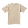 thumbnail image 1 of Dpytoraw 2025 Men's Pocket T Shirt Cloth Patch Bag Short Sleeve Round Neck T Shirt Party Solid Color Pocket T Shirt Athletic T-Shirts Men Beige XXL, 1 of 5