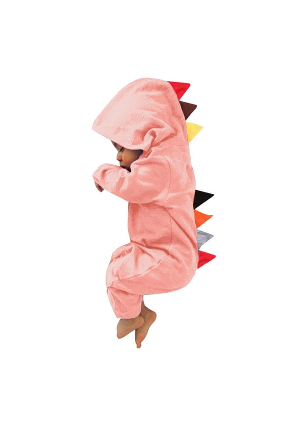 Baby Boy Girls Dinosaur Style Patchwork Romper Jumpsuit Playsiut Size 18-24 Months