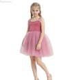 thumbnail image 1 of Dpytoraw Baby Girls Tutu Dress Toddler Tutu Dress Infant Dresses Girl Sleeveless Princess Dress Girls Sleeveless Dresses For Wedding,Pink Size 4-5 Years, 1 of 5